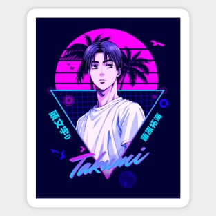 80s Takumi Fujiwara Sticker